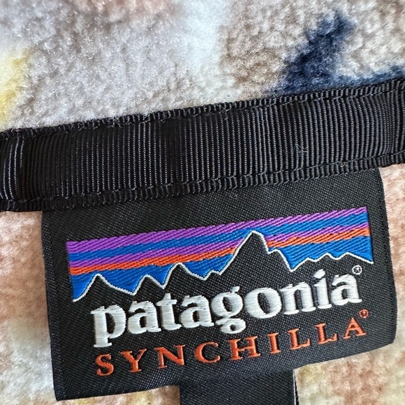 Patagonia Fleece Synchilla Snap-T Pullover Fleece Bandicoot Marrow Grey Small - Picture 5 of 8